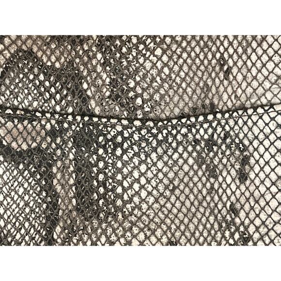 Vintage Nordstrom Leather Shoulder bag Animal / Python print, Gray Crossbody Bag - Picture 11 of 14